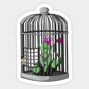 Caged Peanut Sticker